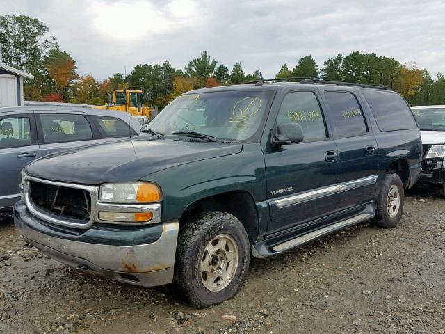 1GKFK16T54J288288 - 2004 GMC YUKON XL K GREEN photo 2