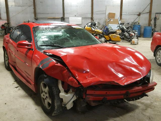 1G2WP52K5WF298556 - 1998 PONTIAC GRAND PRIX RED photo 1