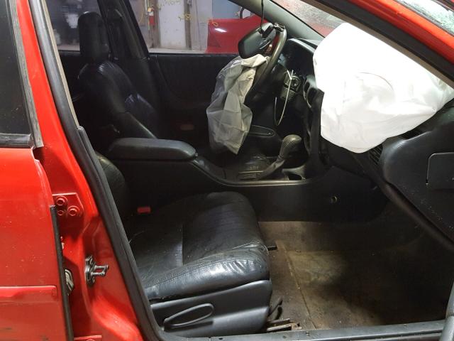 1G2WP52K5WF298556 - 1998 PONTIAC GRAND PRIX RED photo 5