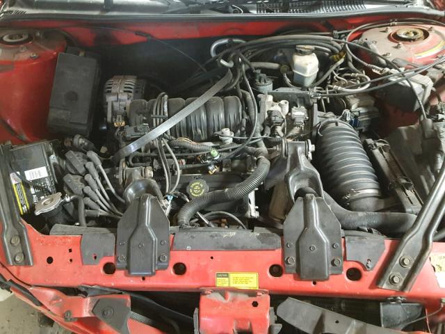 1G2WP52K5WF298556 - 1998 PONTIAC GRAND PRIX RED photo 7