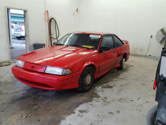 1G1JF14T4R7184028 - 1994 CHEVROLET CAVALIER Z RED photo 2