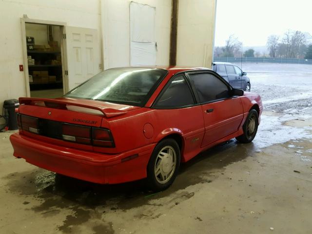 1G1JF14T4R7184028 - 1994 CHEVROLET CAVALIER Z RED photo 4