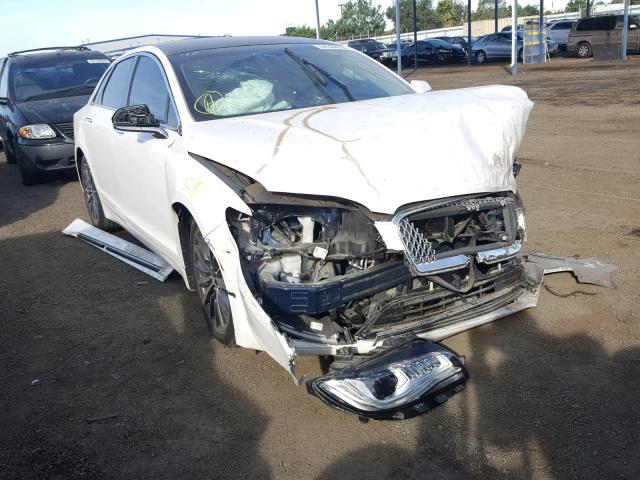 3LN6L5A91HR645730 - 2017 LINCOLN MKZ PREMIE WHITE photo 1