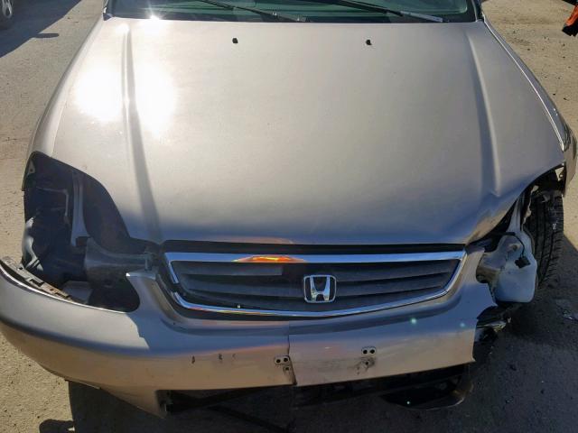 1HGEJ8641YL014237 - 2000 HONDA CIVIC EX GOLD photo 7