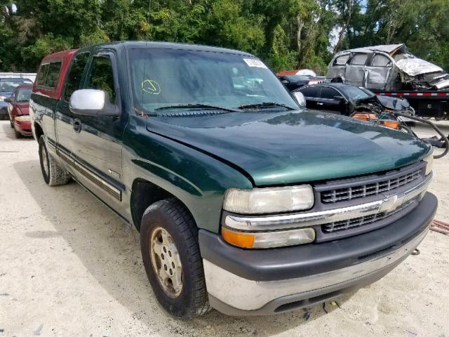 2GCEC19V421425360 - 2002 CHEVROLET SILVERADO GREEN photo 1