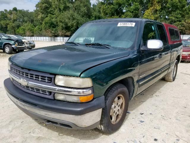 2GCEC19V421425360 - 2002 CHEVROLET SILVERADO GREEN photo 2