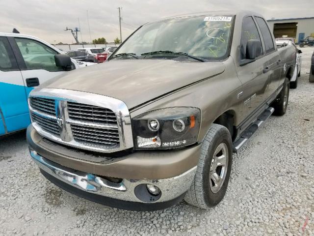 1D7HA18206S660795 - 2006 DODGE RAM 1500 S TAN photo 2