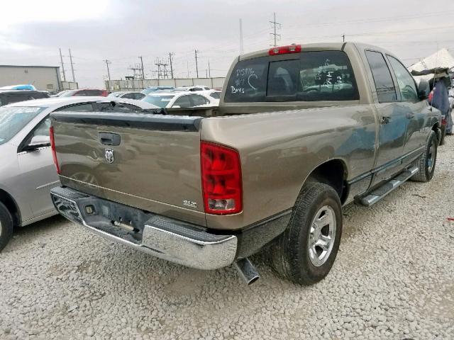 1D7HA18206S660795 - 2006 DODGE RAM 1500 S TAN photo 4