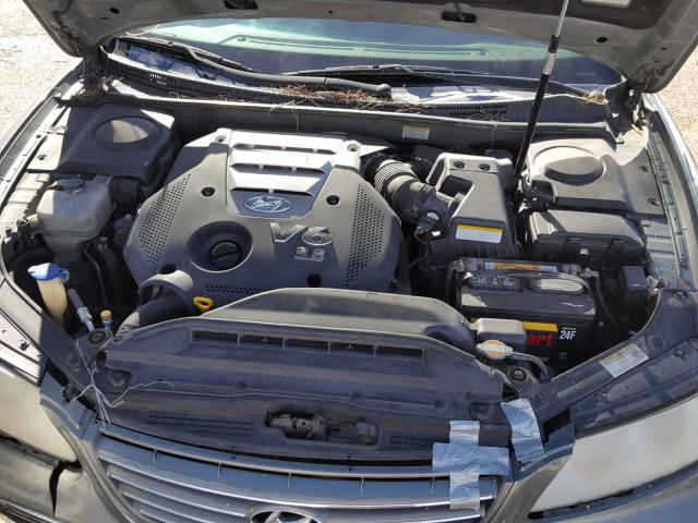 KMHFC46F36A089307 - 2006 HYUNDAI AZERA SE GOLD photo 7