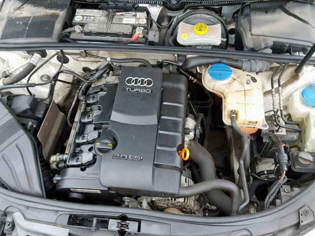 WAUDF78E97A171324 - 2007 AUDI A4 2.0T QU WHITE photo 7