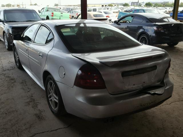 2G2WR524351187621 - 2005 PONTIAC GRAND PRIX ვერცხლისფერი ფოტო 3