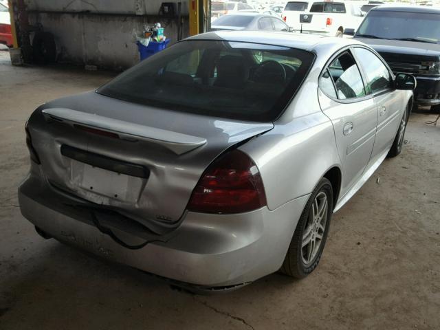 2G2WR524351187621 - 2005 PONTIAC GRAND PRIX ვერცხლისფერი ფოტო 4