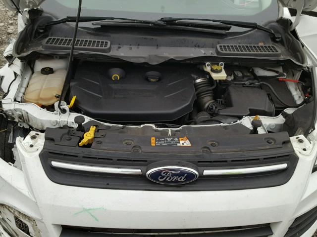 1FMCU0G97EUD45575 - 2014 FORD ESCAPE SE WHITE photo 7