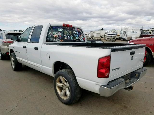 1D7HU18217S155194 - 2007 DODGE RAM 1500 S WHITE photo 3