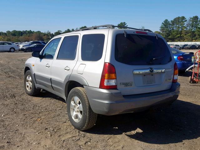 4F2YU08122KM36828 - 2002 MAZDA TRIBUTE LX SILVER photo 3