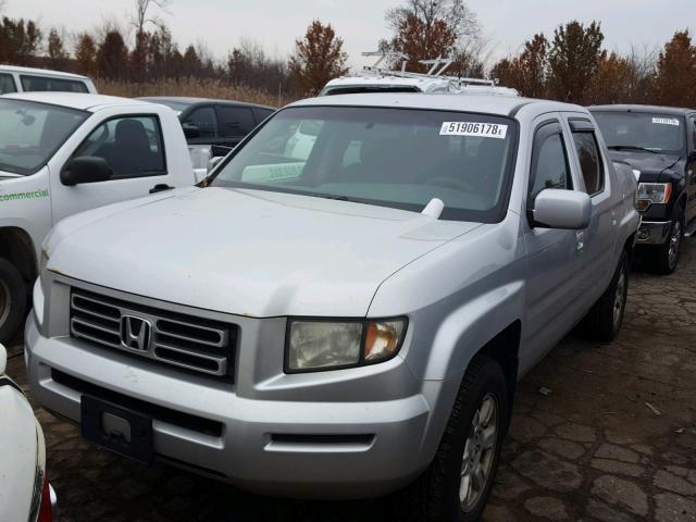 2HJYK16456H565101 - 2006 HONDA RIDGELINE GRAY photo 2