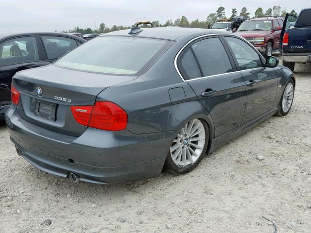 WBAPN7C5XBA949520 - 2011 BMW 335 D GREEN photo 4