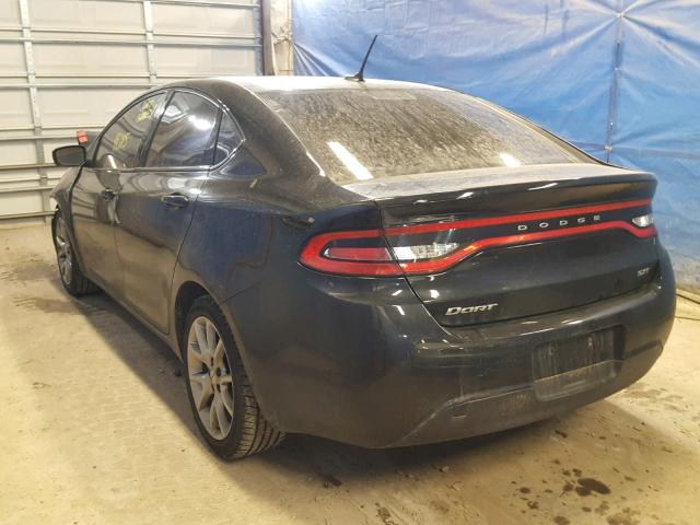 1C3CDFBA4DD157950 - 2013 DODGE DART SXT BLACK photo 3