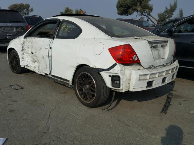 JTKDE177X70203248 - 2007 TOYOTA SCION TC თეთრი ფოტო 3