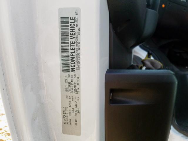 3C7WRVGG9HE524883 - 2017 RAM PROMASTER 白色 照片 10