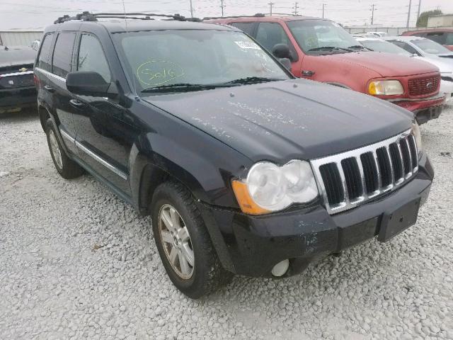 1J8HR58N68C156780 - 2008 JEEP GRAND CHER BLACK photo 1