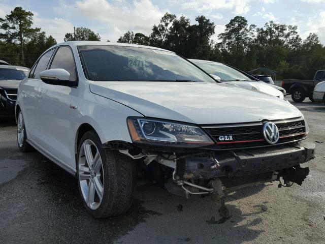 3VW4T7AJ3GM265797 - 2016 VOLKSWAGEN JETTA GLI WHITE photo 1