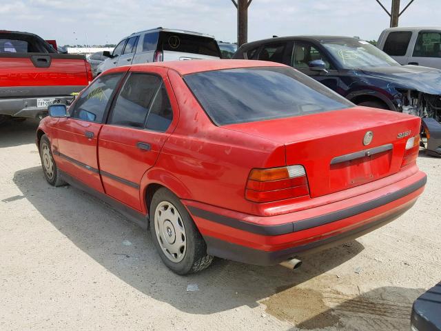 WBACA6323SFK69360 - 1995 BMW 318 I AUTO RED photo 3