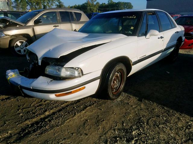 1G4HP52K1VH463232 - 1997 BUICK LESABRE CU WHITE photo 2