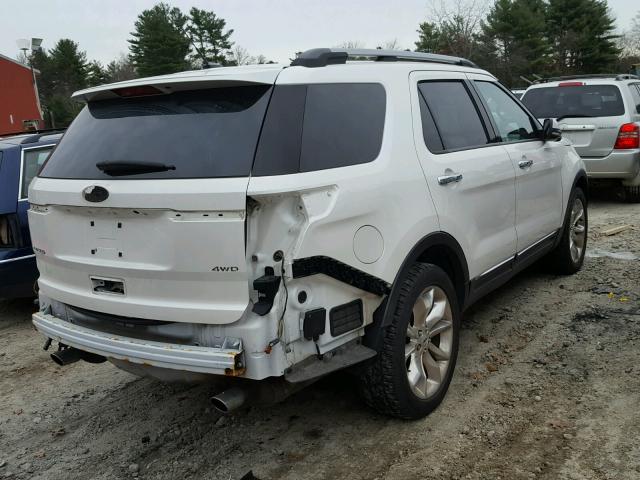 1FMHK8F89CGA10770 - 2012 FORD EXPLORER L WHITE photo 4