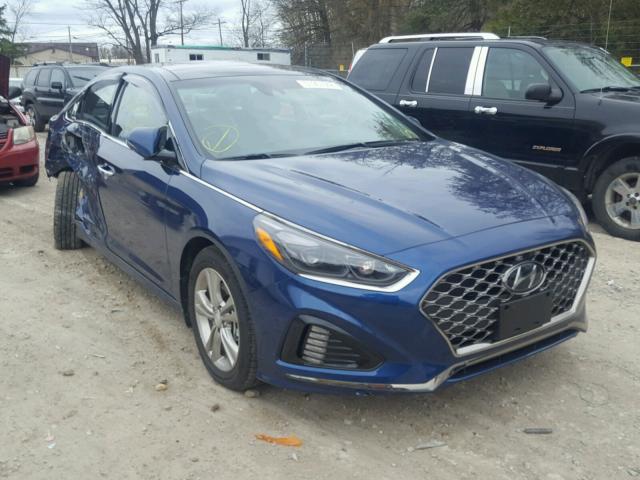 5NPE34AFXJH722989 - 2018 HYUNDAI SONATA SPO BLUE photo 1