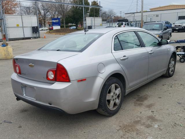 1G1ZG57B68F240985 - 2008 CHEVROLET MALIBU LS ვერცხლისფერი ფოტო 4