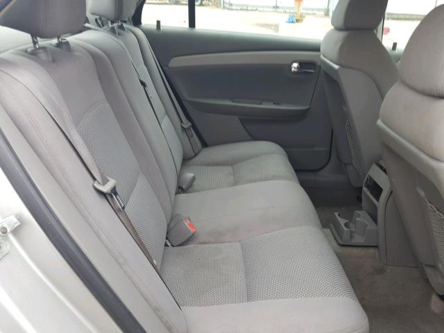 1G1ZG57B68F240985 - 2008 CHEVROLET MALIBU LS ვერცხლისფერი ფოტო 6