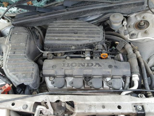 1HGEM21145L033636 - 2005 HONDA CIVIC DX V SILVER photo 7