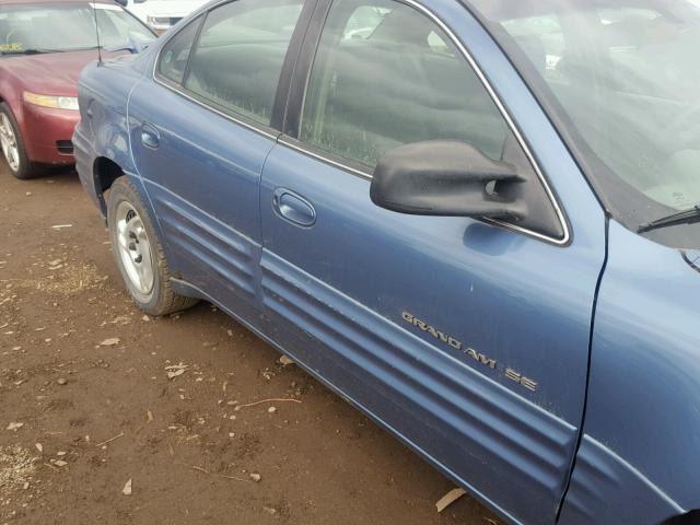1G2NE52T3XM854841 - 1999 PONTIAC GRAND AM S Կապույտ լուսանկար 9