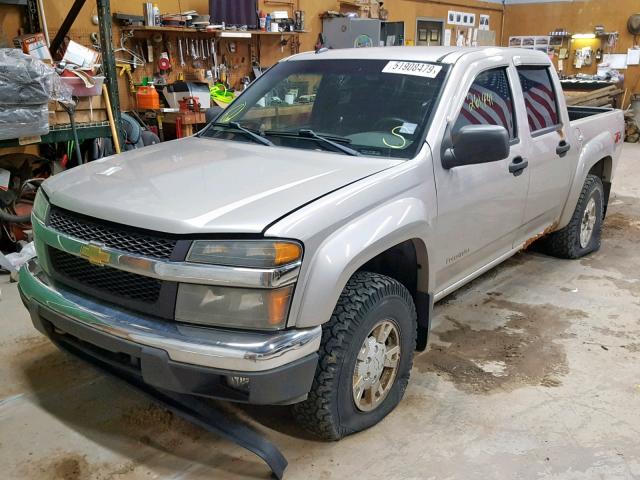 1GCDT136258230534 - 2005 CHEVROLET COLORADO SILVER photo 2