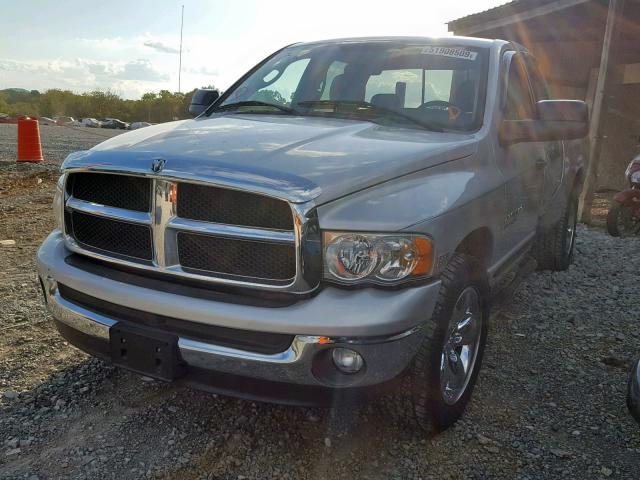 1D7HA18D35S159559 - 2005 DODGE RAM 1500 S SILVER photo 2