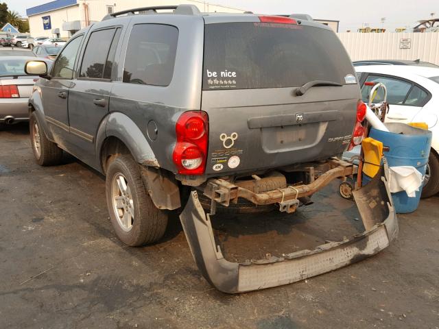 1D8HB48P59F710173 - 2009 DODGE DURANGO SL GRAY photo 3