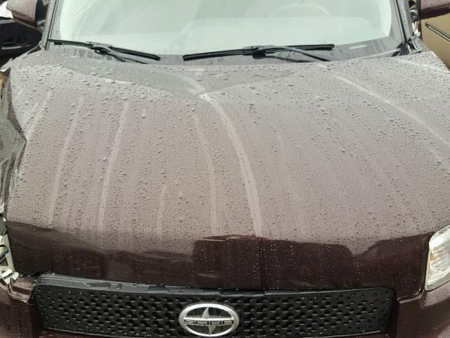 JTLKE50E181025888 - 2008 TOYOTA SCION XB Bordo foto 7