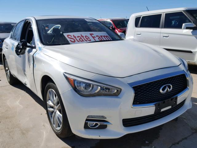 JN1CV7AP6GM202902 - 2016 INFINITI Q50 BASE WHITE photo 1