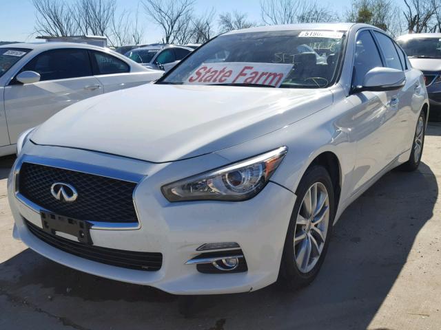 JN1CV7AP6GM202902 - 2016 INFINITI Q50 BASE WHITE photo 2