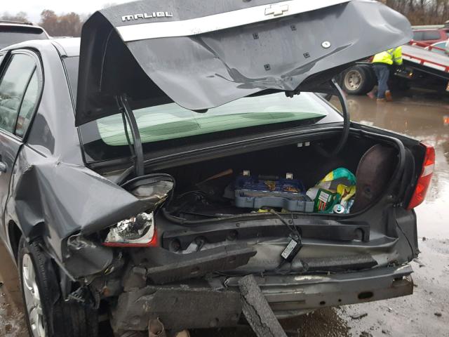1G1ZS58F87F233941 - 2007 CHEVROLET MALIBU LS 灰色 照片 10