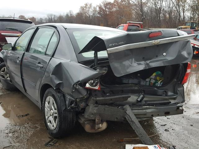 1G1ZS58F87F233941 - 2007 CHEVROLET MALIBU LS 灰色 照片 3