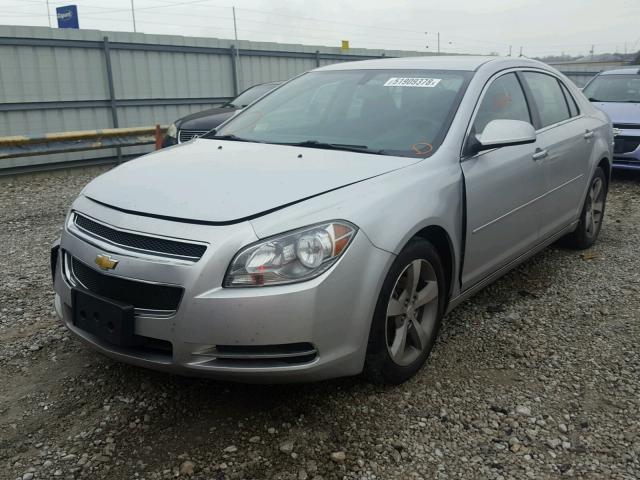 1G1ZC5EU8CF384854 - 2012 CHEVROLET MALIBU 1LT SILVER photo 2