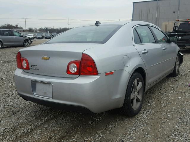 1G1ZC5EU8CF384854 - 2012 CHEVROLET MALIBU 1LT SILVER photo 4