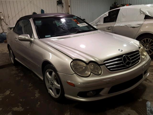 WDBTK75G74T030461 - 2004 MERCEDES-BENZ CLK 500 SILVER photo 1