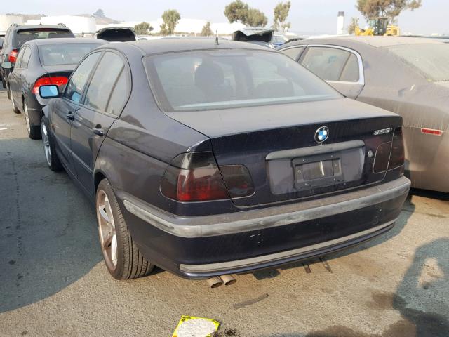 WBAAM3338XCA84271 - 1999 BMW 323I BLUE photo 3