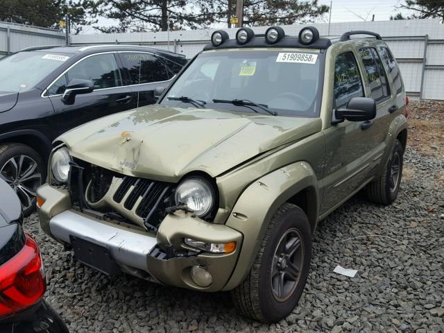 1J4GL38K53W581293 - 2003 JEEP LIBERTY RE GREEN photo 2