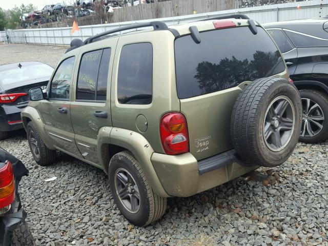 1J4GL38K53W581293 - 2003 JEEP LIBERTY RE GREEN photo 3