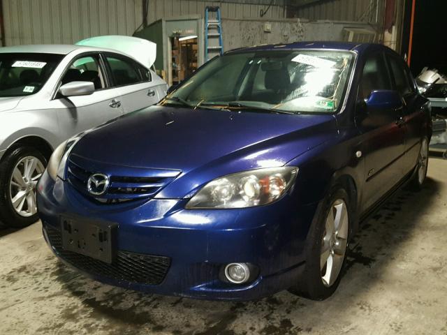 JM1BK343351238760 - 2005 MAZDA 3 HATCHBAC BLUE photo 2