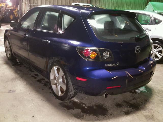 JM1BK343351238760 - 2005 MAZDA 3 HATCHBAC BLUE photo 3